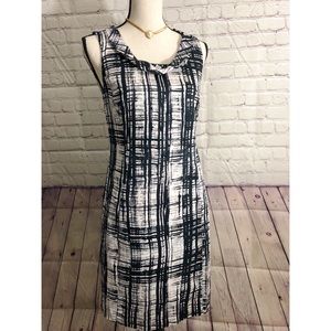 {Ann Taylor Factory} Black And White Dress Size 4